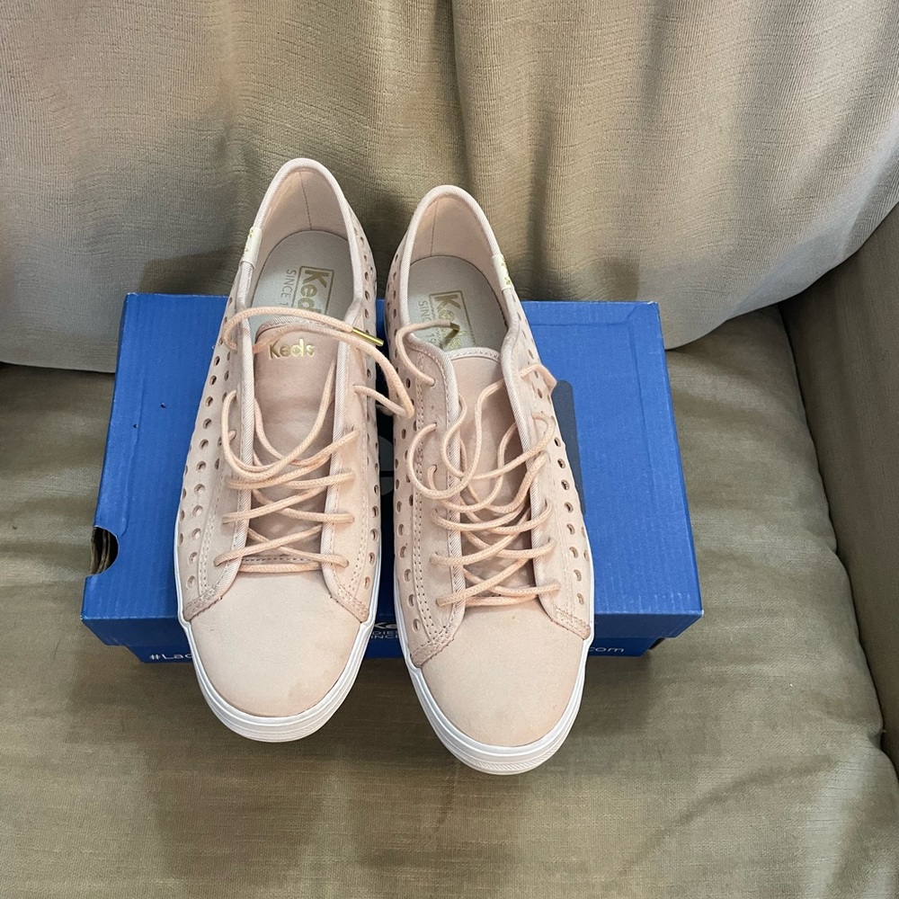 Keds leather platform sneakers